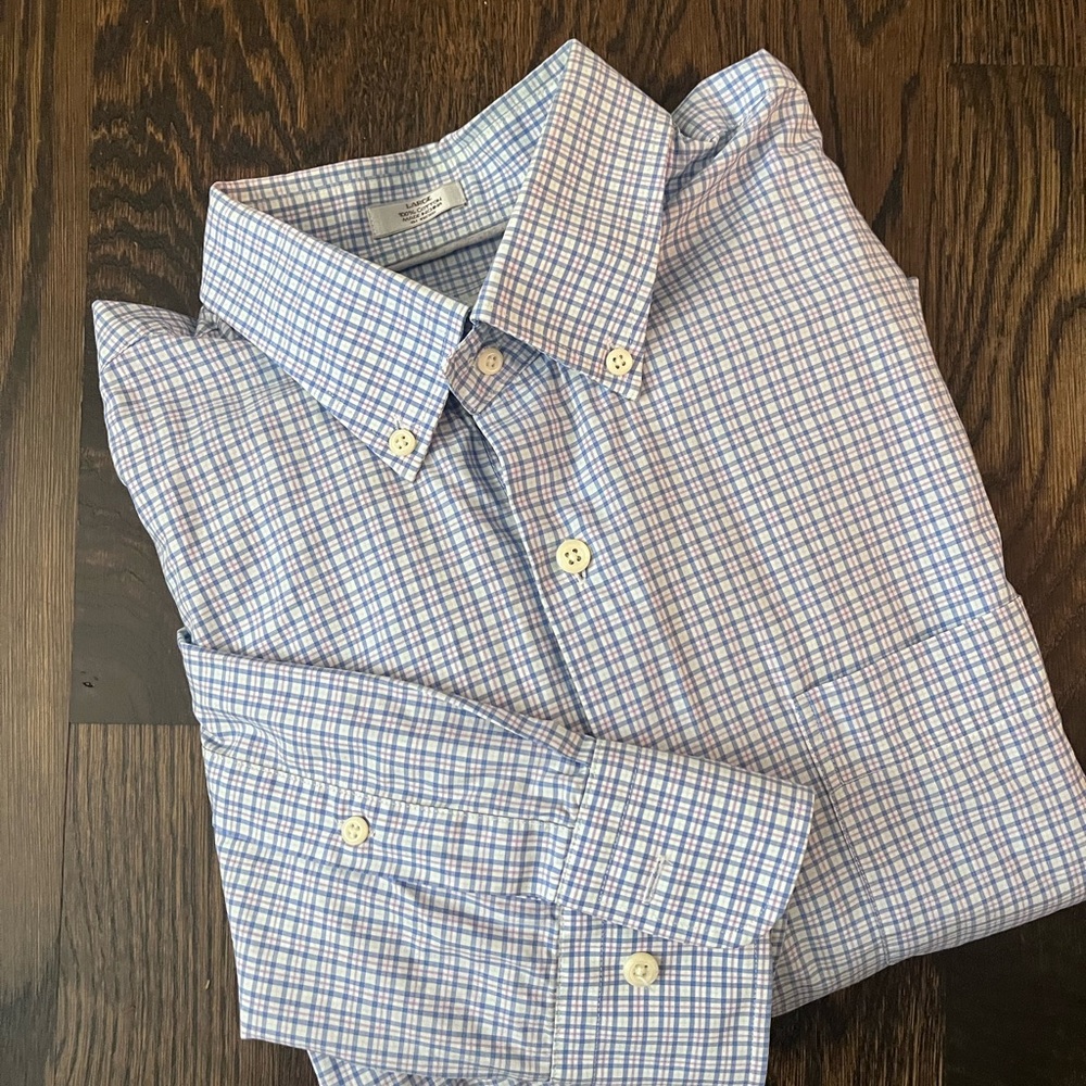 Peter Millar Multicolor Plaid Button Down Shirt
